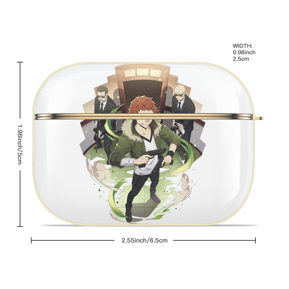 文豪ストレイドッグス Bungo Stray Dogs 【AirPods Pro用】ハードシェル保護ケース｜耐衝撃・防指紋・カラビナ付き商品仕様