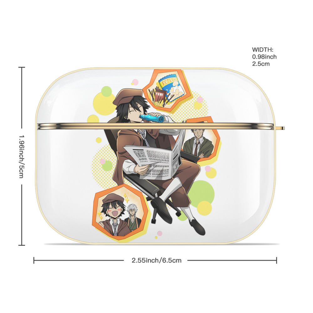 文豪ストレイドッグス Bungo Stray Dogs 【AirPods Pro用】ハードシェル保護ケース｜耐衝撃・防指紋・カラビナ付き商品仕様