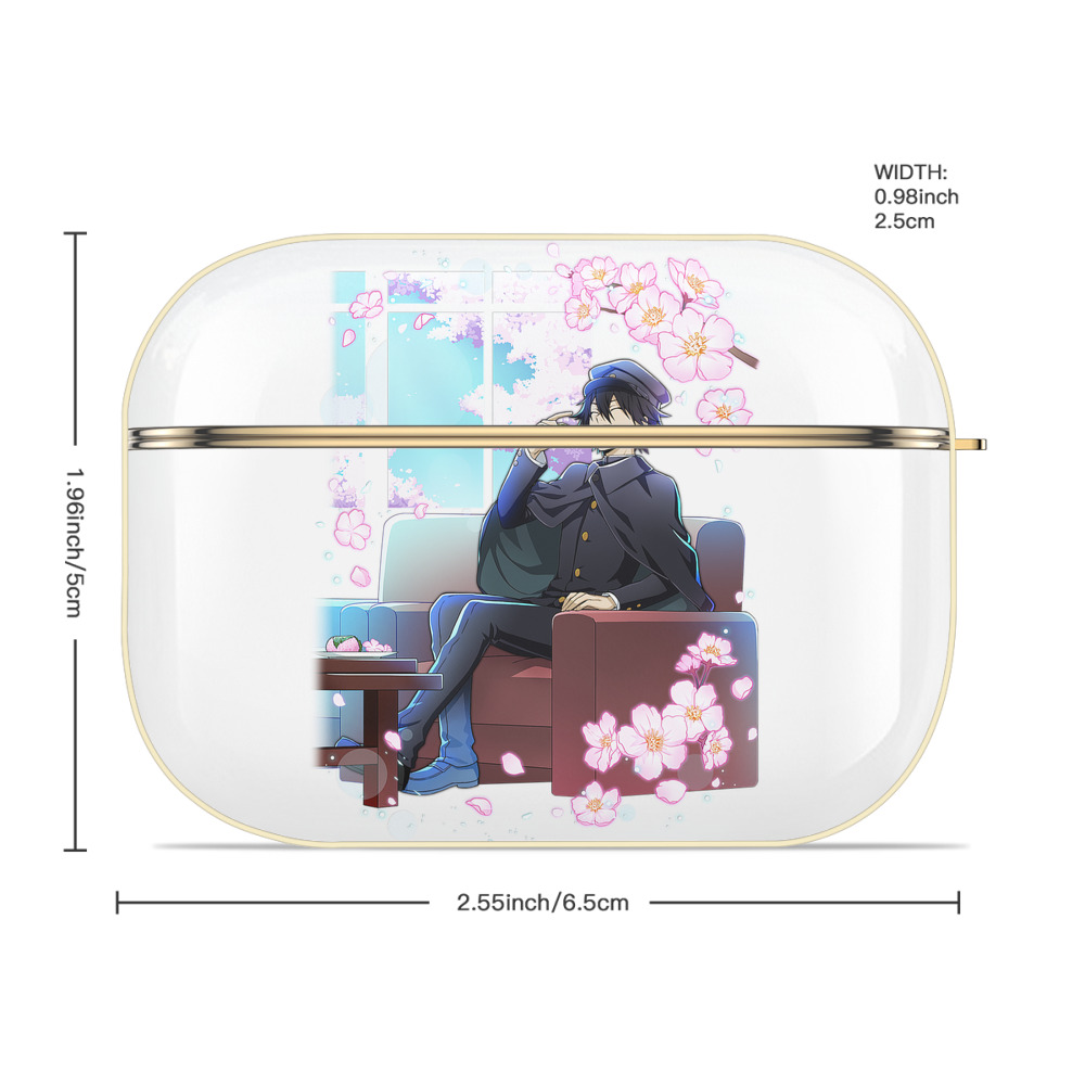 文豪ストレイドッグス Bungo Stray Dogs 【AirPods Pro用】ハードシェル保護ケース｜耐衝撃・防指紋・カラビナ付き商品仕様