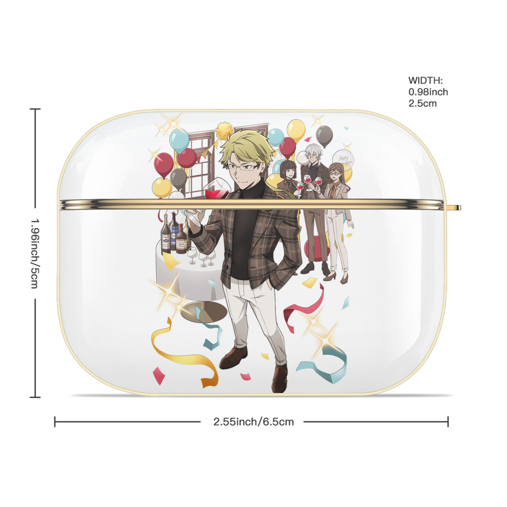 文豪ストレイドッグス Bungo Stray Dogs 【AirPods Pro用】ハードシェル保護ケース｜耐衝撃・防指紋・カラビナ付き商品仕様