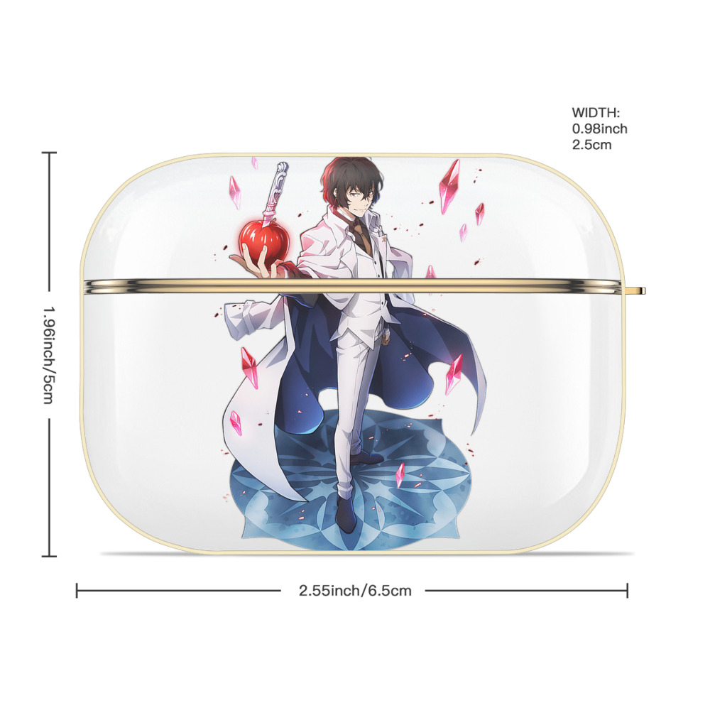 文豪ストレイドッグス Bungo Stray Dogs 【AirPods Pro用】ハードシェル保護ケース｜耐衝撃・防指紋・カラビナ付き商品仕様