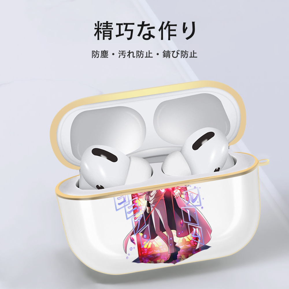 文豪ストレイドッグス Bungo Stray Dogs 【AirPods Pro用】ハードシェル保護ケース｜耐衝撃・防指紋・カラビナ付き商品仕様