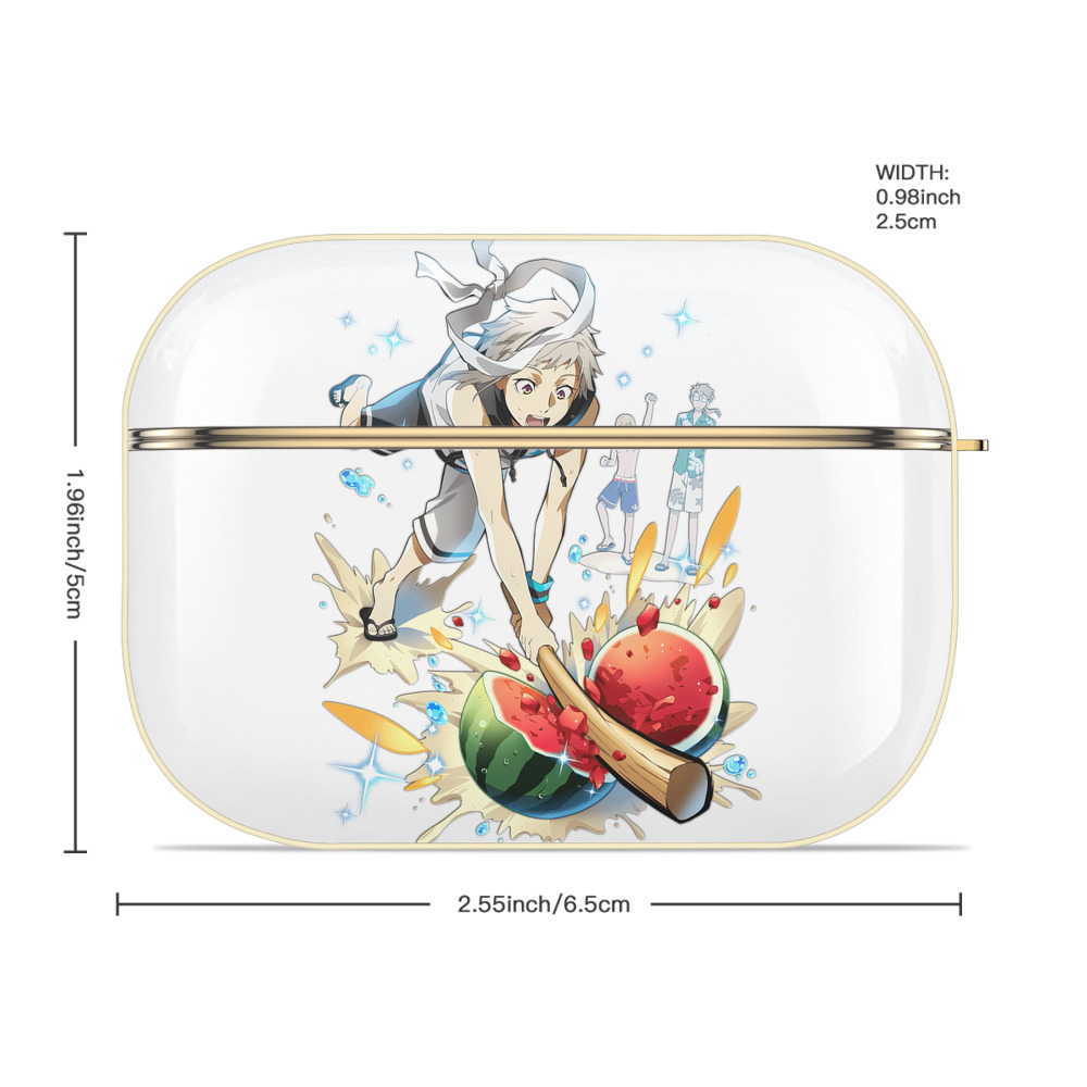 文豪ストレイドッグス Bungo Stray Dogs 【AirPods Pro用】ハードシェル保護ケース｜耐衝撃・防指紋・カラビナ付き商品仕様