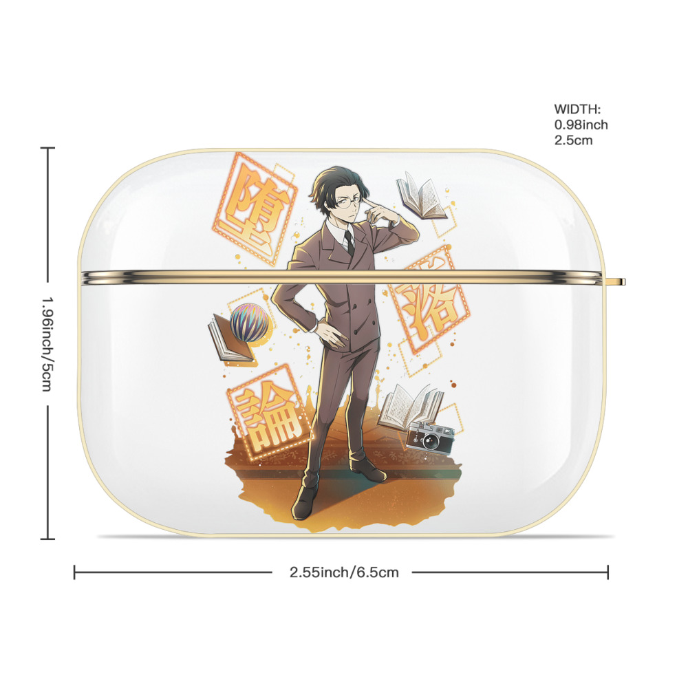 文豪ストレイドッグス Bungo Stray Dogs 【AirPods Pro用】ハードシェル保護ケース｜耐衝撃・防指紋・カラビナ付き商品仕様
