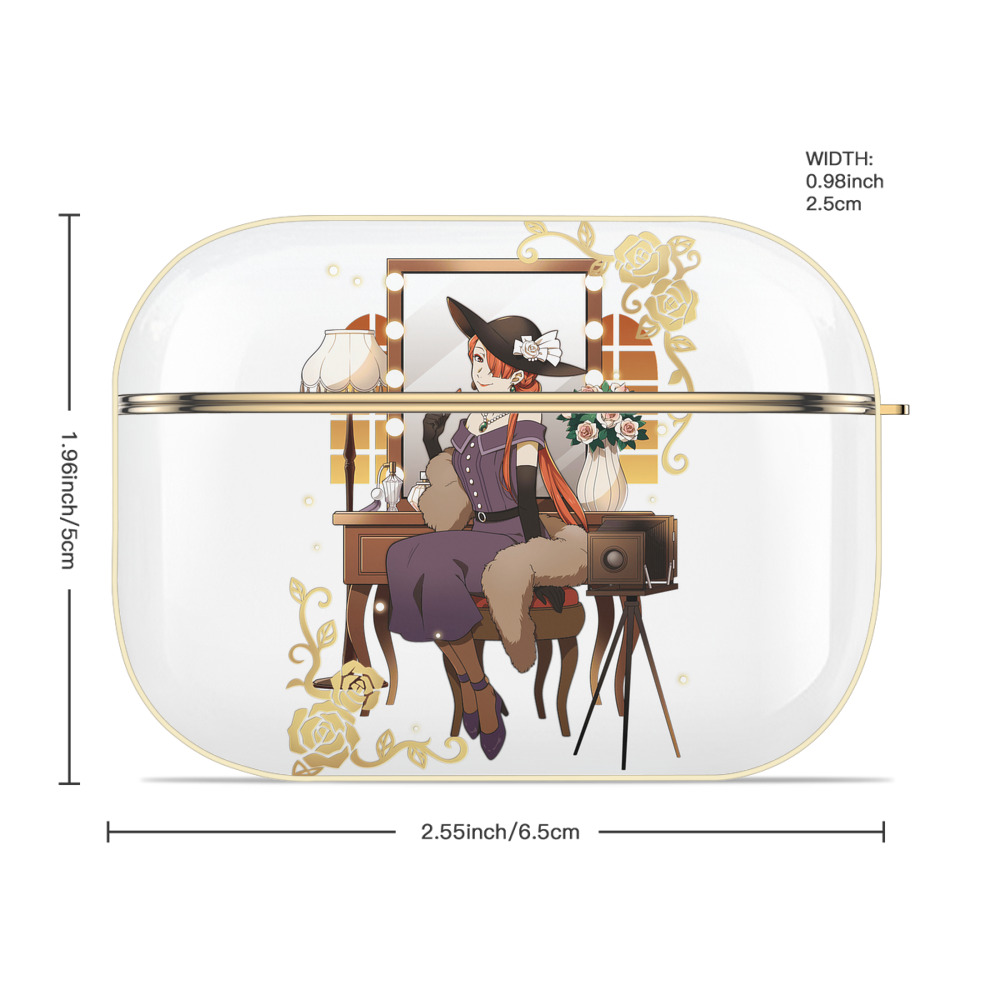 文豪ストレイドッグス Bungo Stray Dogs 【AirPods Pro用】ハードシェル保護ケース｜耐衝撃・防指紋・カラビナ付き商品仕様