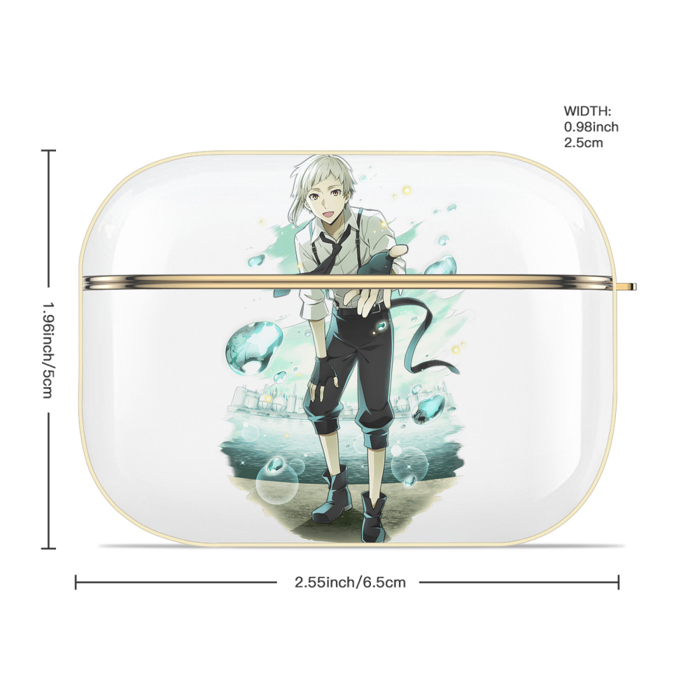 文豪ストレイドッグス Bungo Stray Dogs 【AirPods Pro用】ハードシェル保護ケース｜耐衝撃・防指紋・カラビナ付き商品仕様