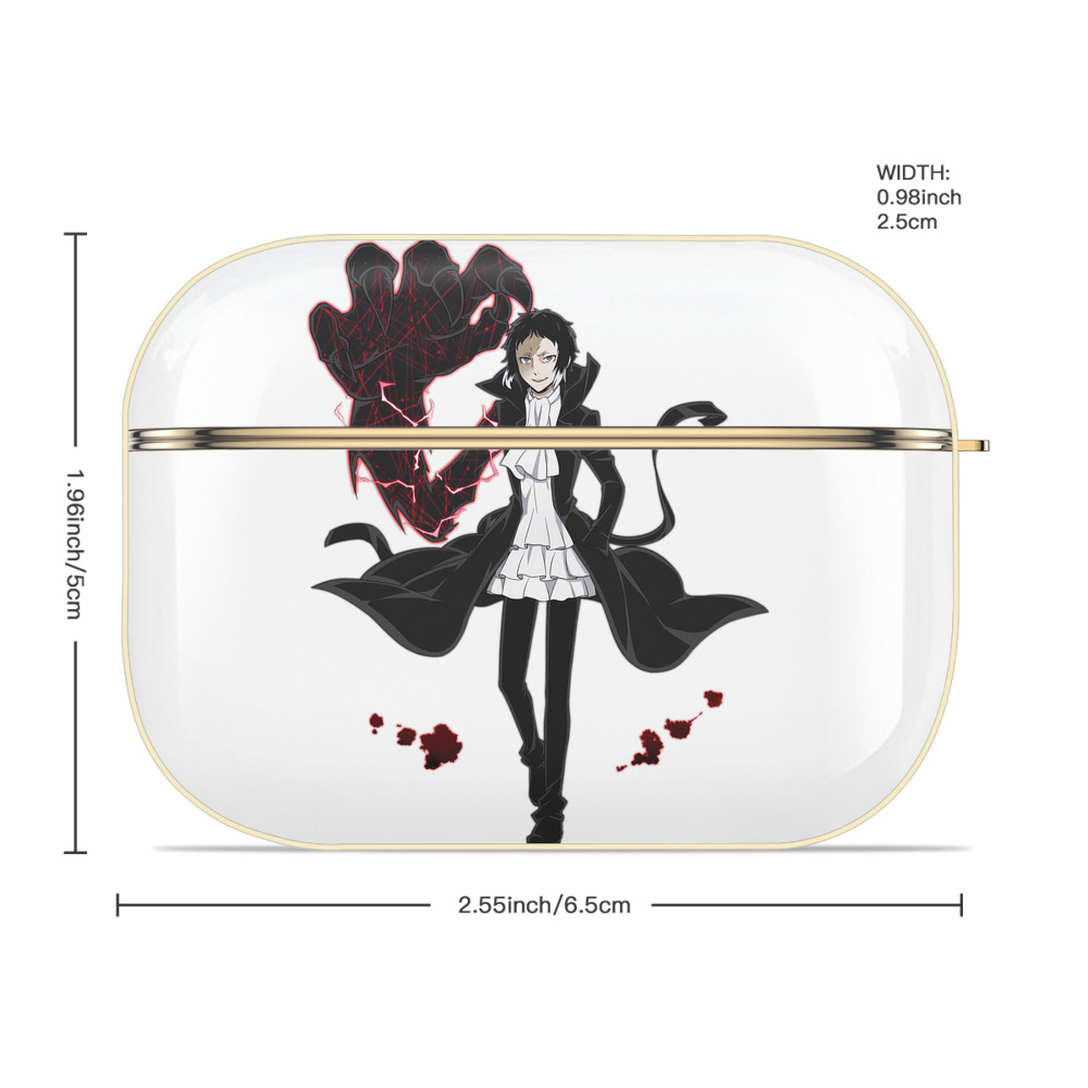 文豪ストレイドッグス Bungo Stray Dogs 【AirPods Pro用】ハードシェル保護ケース｜耐衝撃・防指紋・カラビナ付き商品仕様