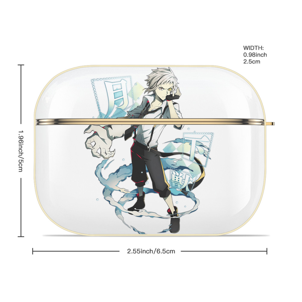 文豪ストレイドッグス Bungo Stray Dogs 【AirPods Pro用】ハードシェル保護ケース｜耐衝撃・防指紋・カラビナ付き商品仕様