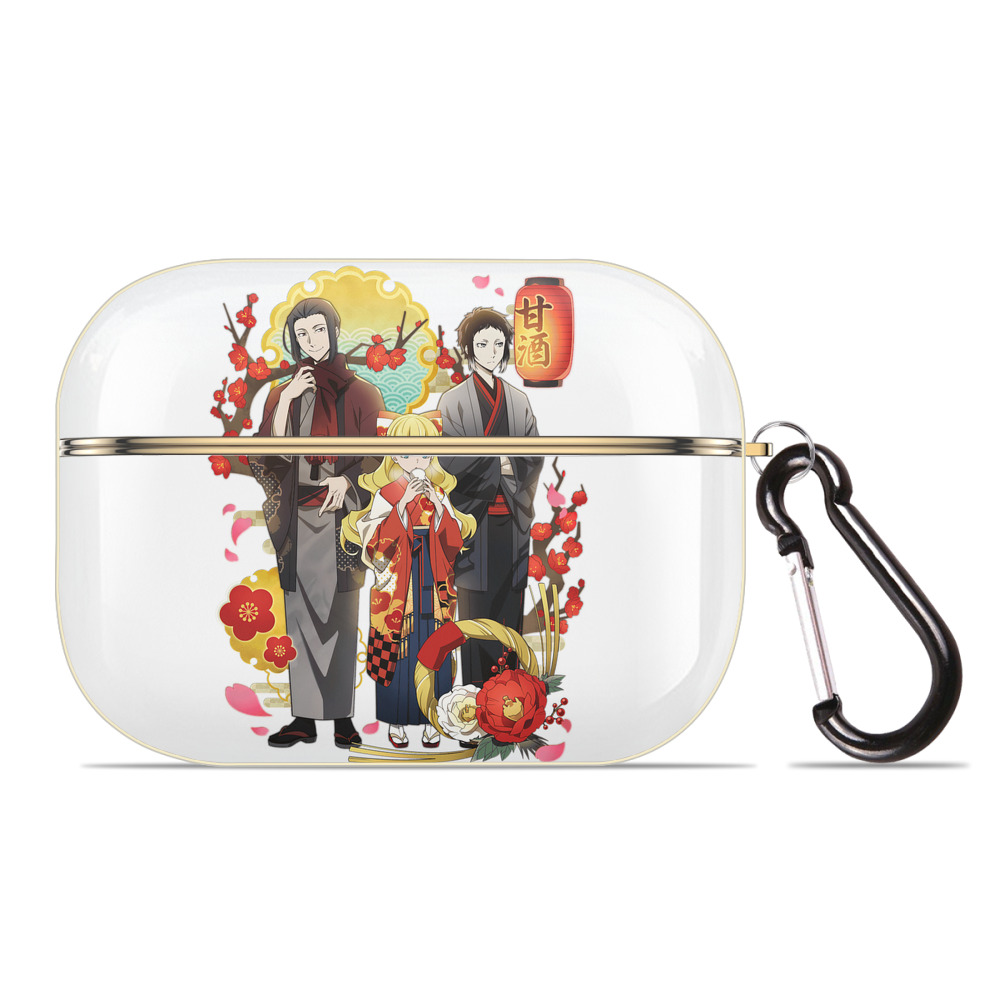 （画像用） 文豪ストレイドッグス Bungo Stray Dogs 【AirPods Pro用】ハードシェル保護ケース｜耐衝撃・防指紋・カラビナ付き商品仕様