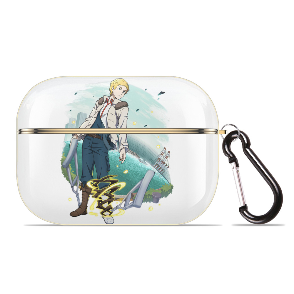 （画像用） 文豪ストレイドッグス Bungo Stray Dogs 【AirPods Pro用】ハードシェル保護ケース｜耐衝撃・防指紋・カラビナ付き商品仕様