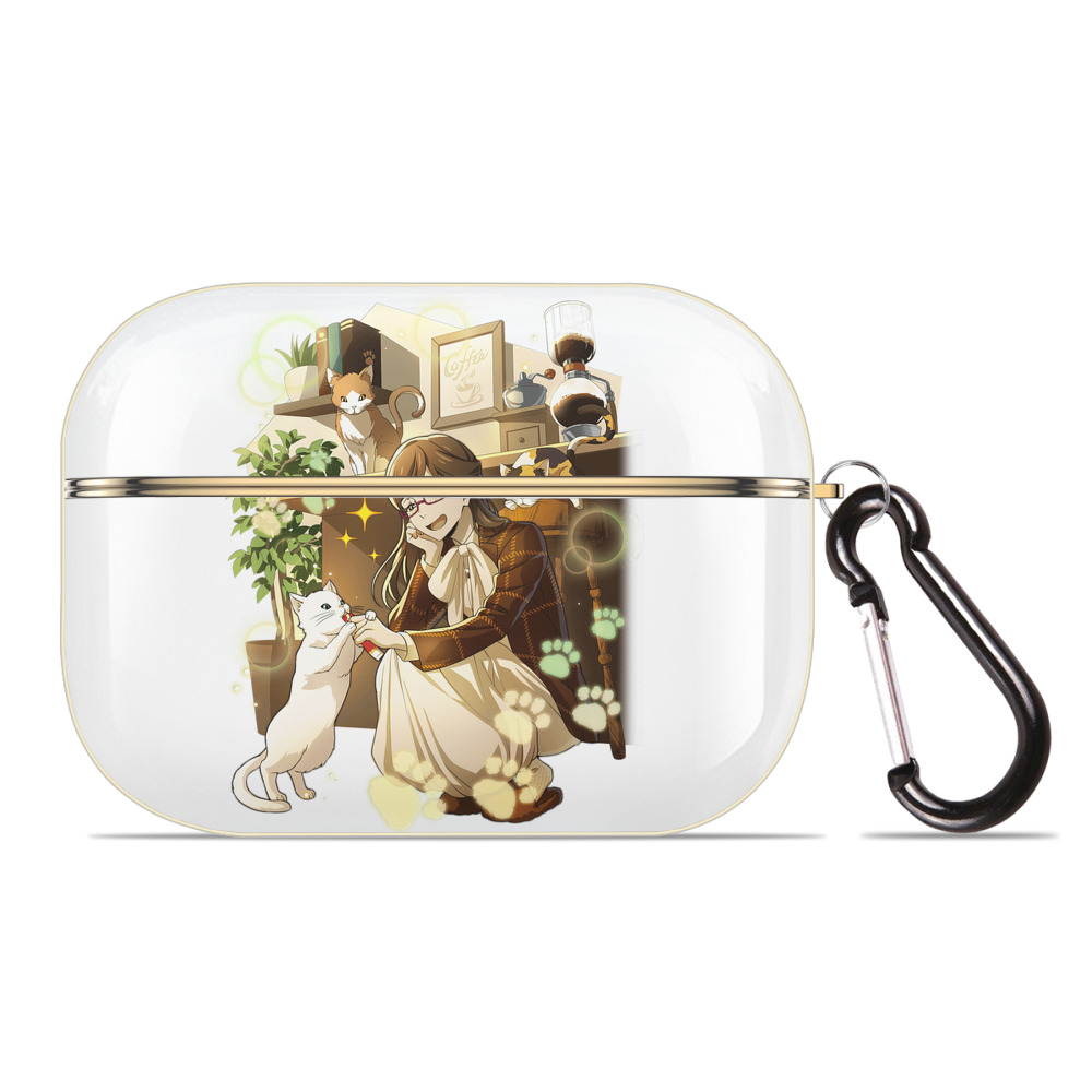 （画像用） 文豪ストレイドッグス Bungo Stray Dogs 【AirPods Pro用】ハードシェル保護ケース｜耐衝撃・防指紋・カラビナ付き商品仕様