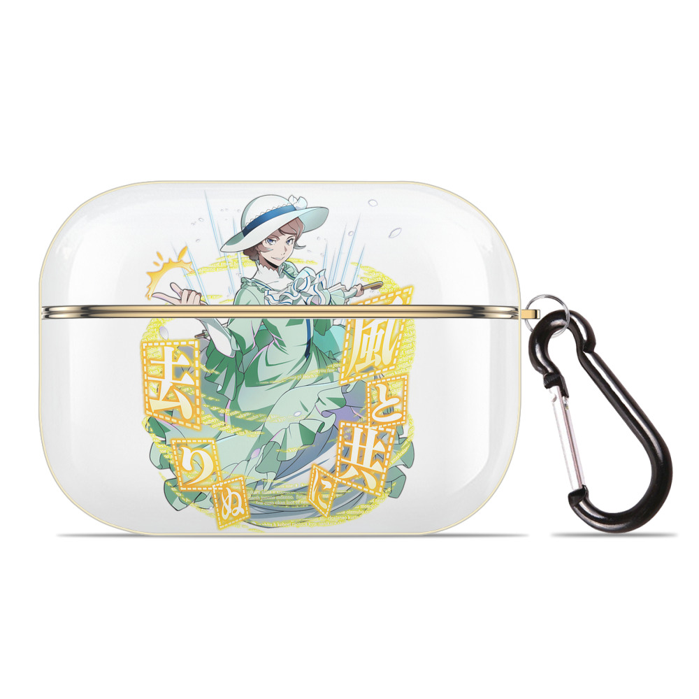 （画像用） 文豪ストレイドッグス Bungo Stray Dogs 【AirPods Pro用】ハードシェル保護ケース｜耐衝撃・防指紋・カラビナ付き商品仕様