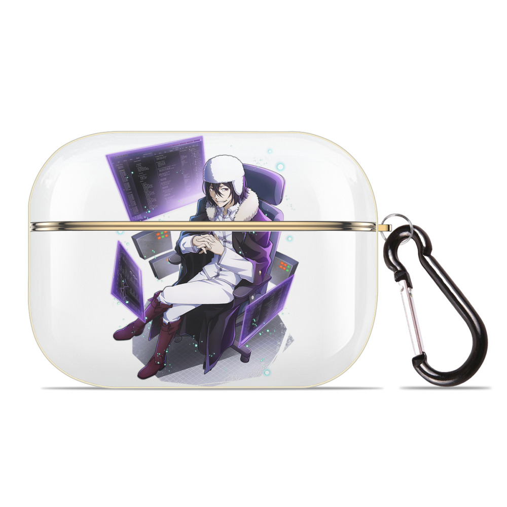 （画像用） 文豪ストレイドッグス Bungo Stray Dogs 【AirPods Pro用】ハードシェル保護ケース｜耐衝撃・防指紋・カラビナ付き商品仕様
