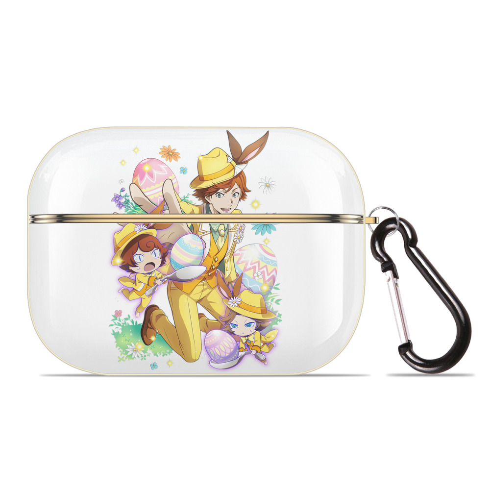 （画像用） 文豪ストレイドッグス Bungo Stray Dogs 【AirPods Pro用】ハードシェル保護ケース｜耐衝撃・防指紋・カラビナ付き商品仕様