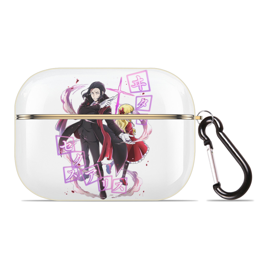 （画像用） 文豪ストレイドッグス Bungo Stray Dogs 【AirPods Pro用】ハードシェル保護ケース｜耐衝撃・防指紋・カラビナ付き商品仕様