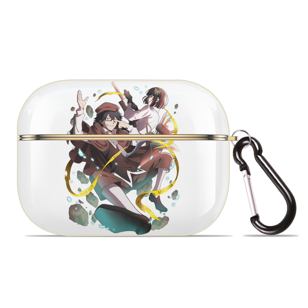 （画像用） 文豪ストレイドッグス Bungo Stray Dogs 【AirPods Pro用】ハードシェル保護ケース｜耐衝撃・防指紋・カラビナ付き商品仕様