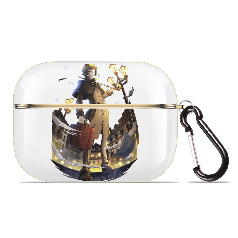 （画像用） 文豪ストレイドッグス Bungo Stray Dogs 【AirPods Pro用】ハードシェル保護ケース｜耐衝撃・防指紋・カラビナ付き商品仕様