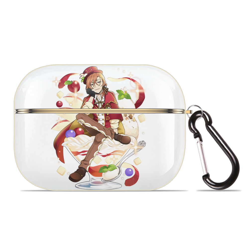 （画像用） 文豪ストレイドッグス Bungo Stray Dogs 【AirPods Pro用】ハードシェル保護ケース｜耐衝撃・防指紋・カラビナ付き商品仕様