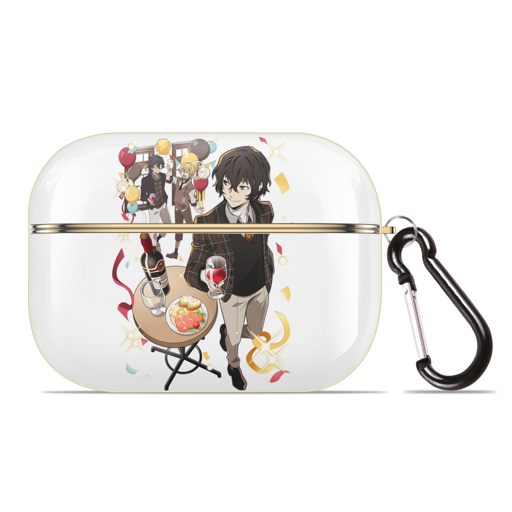 （画像用） 文豪ストレイドッグス Bungo Stray Dogs 【AirPods Pro用】ハードシェル保護ケース｜耐衝撃・防指紋・カラビナ付き商品仕様