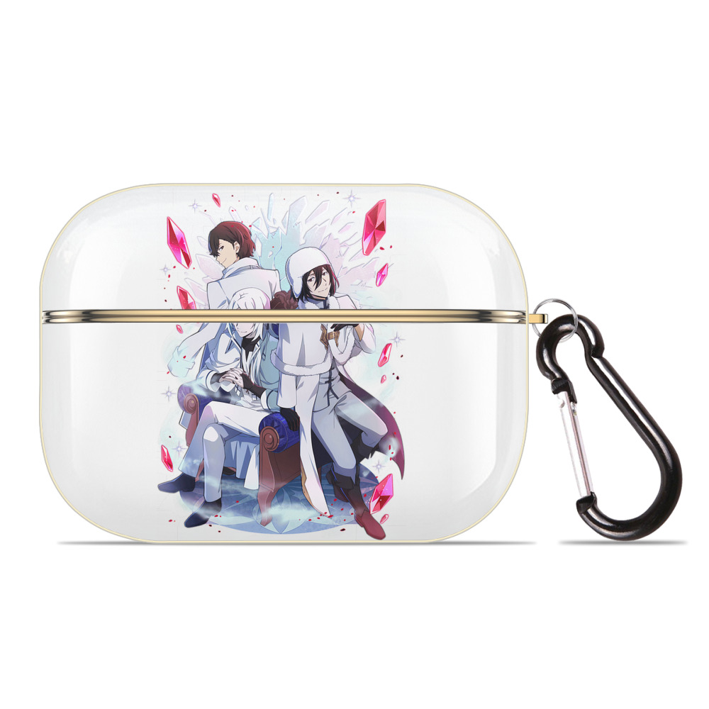 （画像用） 文豪ストレイドッグス Bungo Stray Dogs 【AirPods Pro用】ハードシェル保護ケース｜耐衝撃・防指紋・カラビナ付き商品仕様