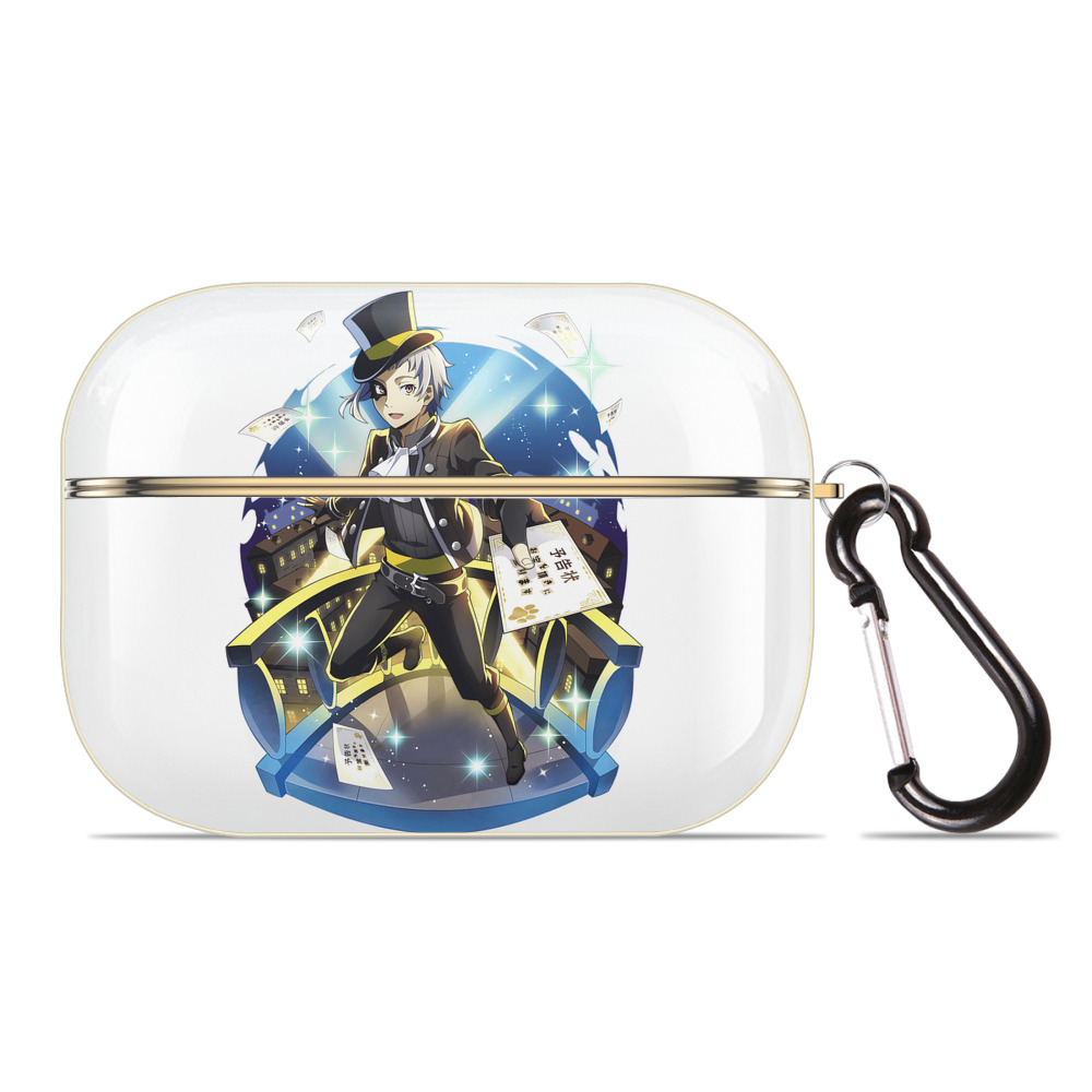 （画像用） 文豪ストレイドッグス Bungo Stray Dogs 【AirPods Pro用】ハードシェル保護ケース｜耐衝撃・防指紋・カラビナ付き商品仕様