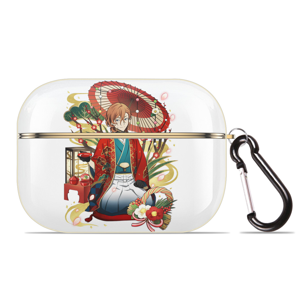 （画像用） 文豪ストレイドッグス Bungo Stray Dogs 【AirPods Pro用】ハードシェル保護ケース｜耐衝撃・防指紋・カラビナ付き商品仕様