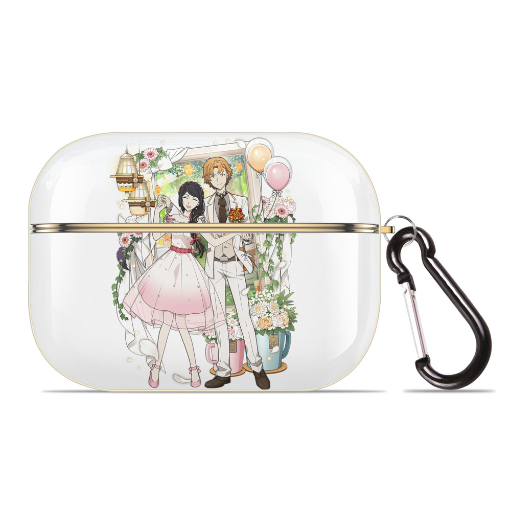 （画像用） 文豪ストレイドッグス Bungo Stray Dogs 【AirPods Pro用】ハードシェル保護ケース｜耐衝撃・防指紋・カラビナ付き商品仕様