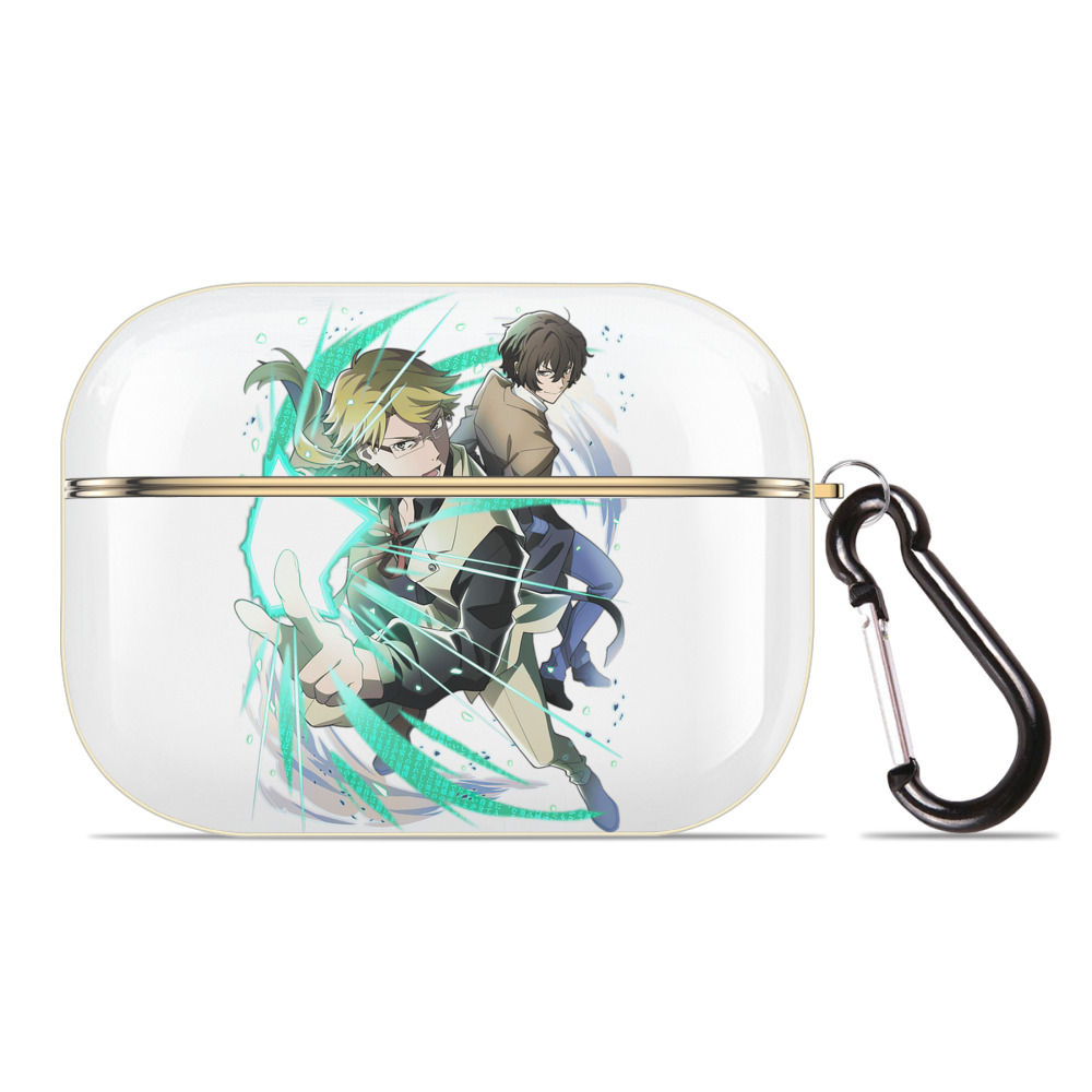 （画像用） 文豪ストレイドッグス Bungo Stray Dogs 【AirPods Pro用】ハードシェル保護ケース｜耐衝撃・防指紋・カラビナ付き商品仕様