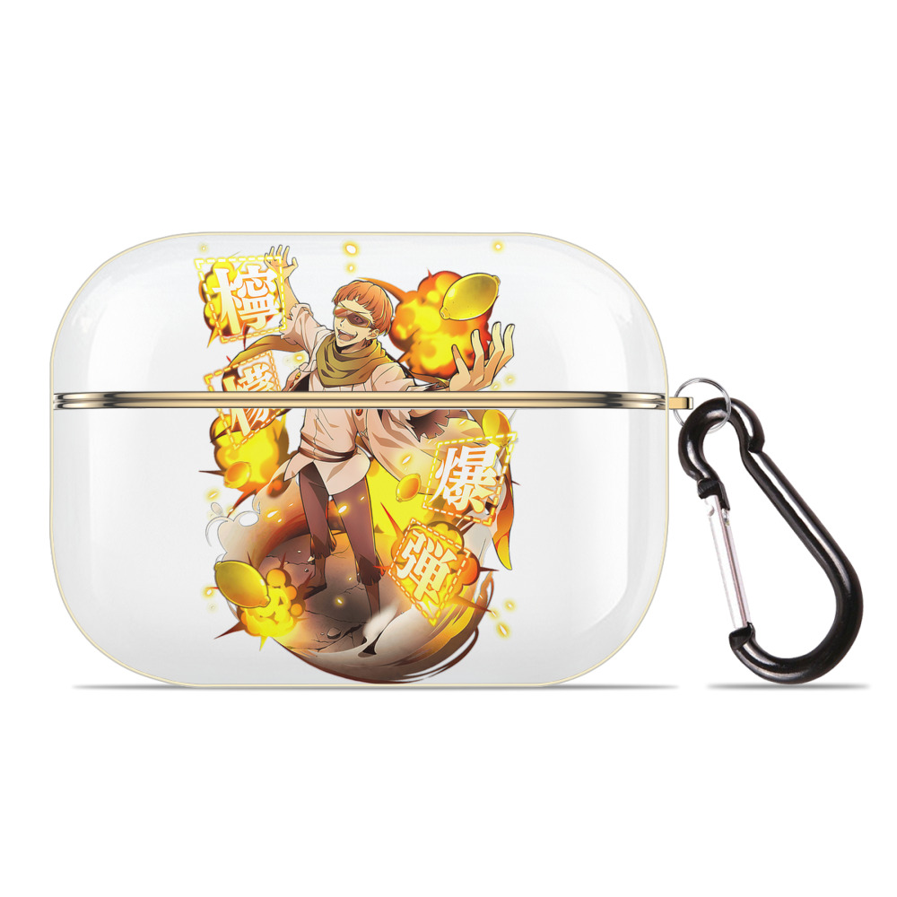 （画像用） 文豪ストレイドッグス Bungo Stray Dogs 【AirPods Pro用】ハードシェル保護ケース｜耐衝撃・防指紋・カラビナ付き商品仕様