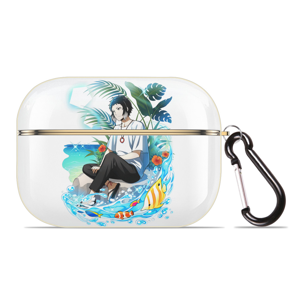 （画像用） 文豪ストレイドッグス Bungo Stray Dogs 【AirPods Pro用】ハードシェル保護ケース｜耐衝撃・防指紋・カラビナ付き商品仕様