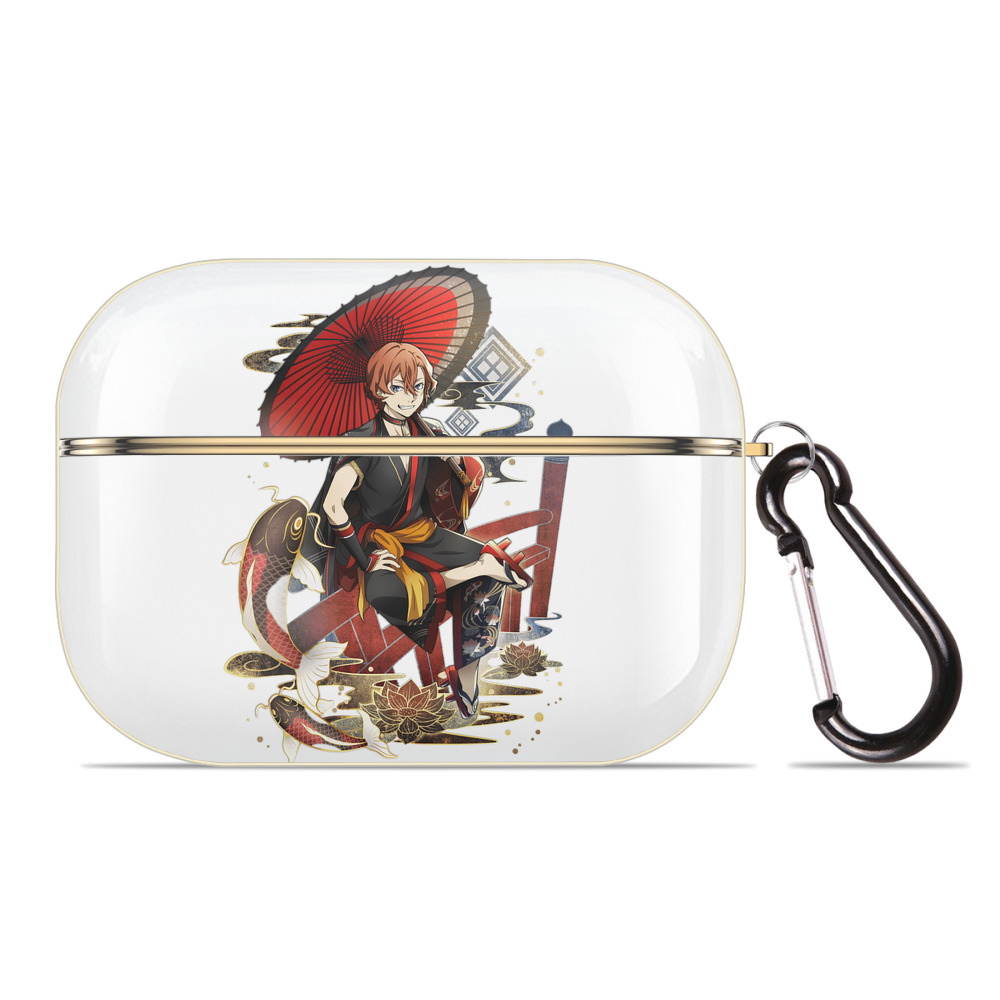 （画像用） 文豪ストレイドッグス Bungo Stray Dogs 【AirPods Pro用】ハードシェル保護ケース｜耐衝撃・防指紋・カラビナ付き商品仕様