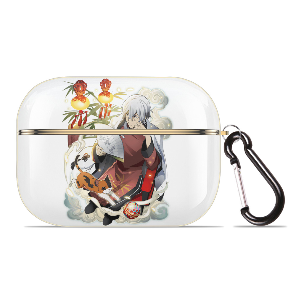 （画像用） 文豪ストレイドッグス Bungo Stray Dogs 【AirPods Pro用】ハードシェル保護ケース｜耐衝撃・防指紋・カラビナ付き商品仕様