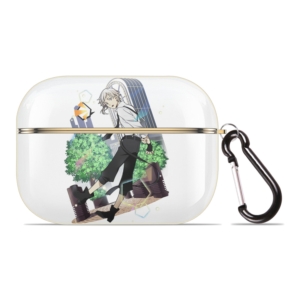 （画像用） 文豪ストレイドッグス Bungo Stray Dogs 【AirPods Pro用】ハードシェル保護ケース｜耐衝撃・防指紋・カラビナ付き商品仕様
