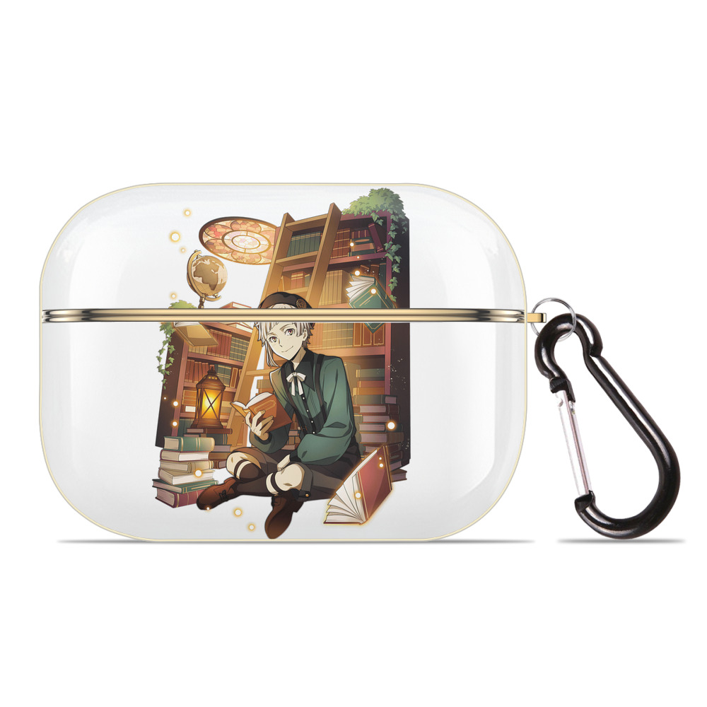 （画像用） 文豪ストレイドッグス Bungo Stray Dogs 【AirPods Pro用】ハードシェル保護ケース｜耐衝撃・防指紋・カラビナ付き商品仕様