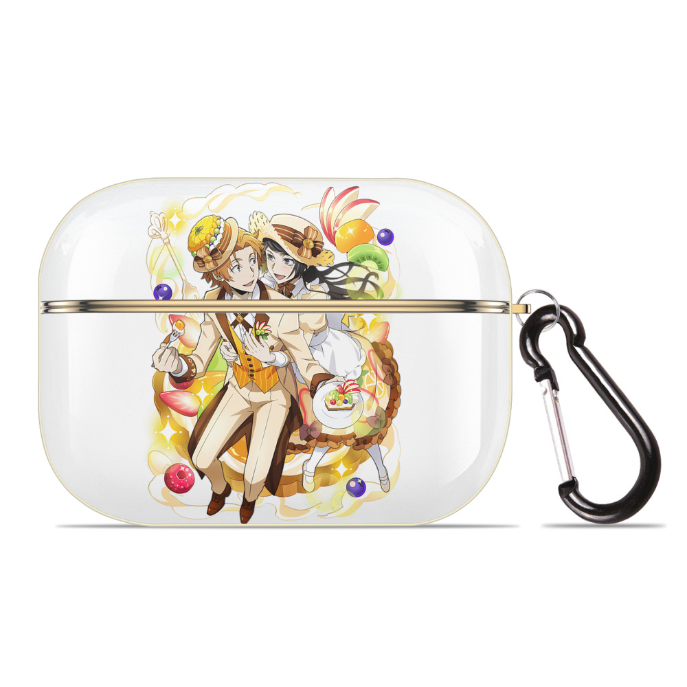 （画像用） 文豪ストレイドッグス Bungo Stray Dogs 【AirPods Pro用】ハードシェル保護ケース｜耐衝撃・防指紋・カラビナ付き商品仕様