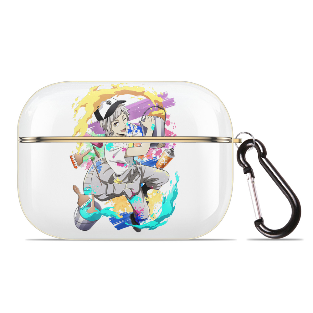 （画像用） 文豪ストレイドッグス Bungo Stray Dogs 【AirPods Pro用】ハードシェル保護ケース｜耐衝撃・防指紋・カラビナ付き商品仕様