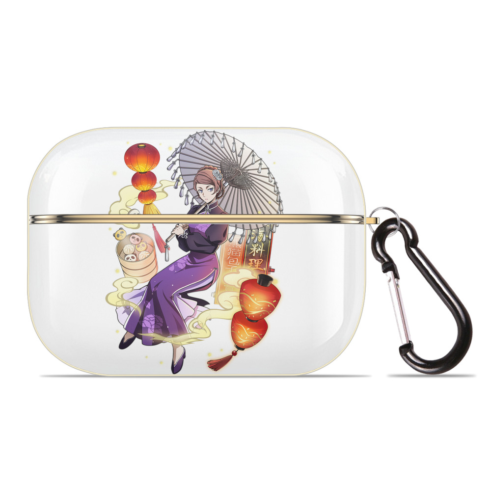（画像用） 文豪ストレイドッグス Bungo Stray Dogs 【AirPods Pro用】ハードシェル保護ケース｜耐衝撃・防指紋・カラビナ付き商品仕様