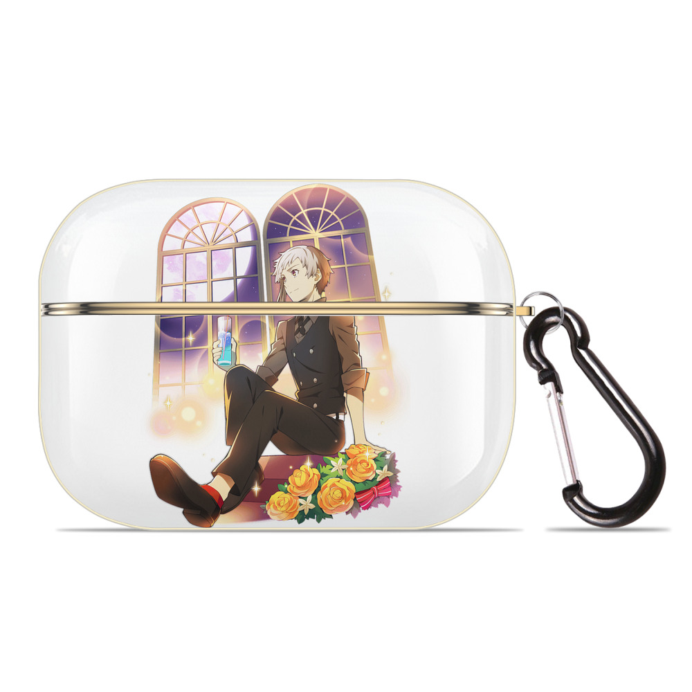 （画像用） 文豪ストレイドッグス Bungo Stray Dogs 【AirPods Pro用】ハードシェル保護ケース｜耐衝撃・防指紋・カラビナ付き商品仕様