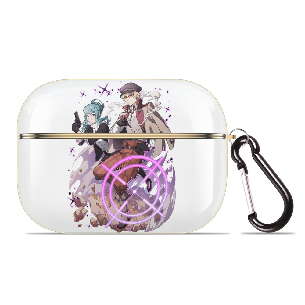 （画像用） 文豪ストレイドッグス Bungo Stray Dogs 【AirPods Pro用】ハードシェル保護ケース｜耐衝撃・防指紋・カラビナ付き商品仕様