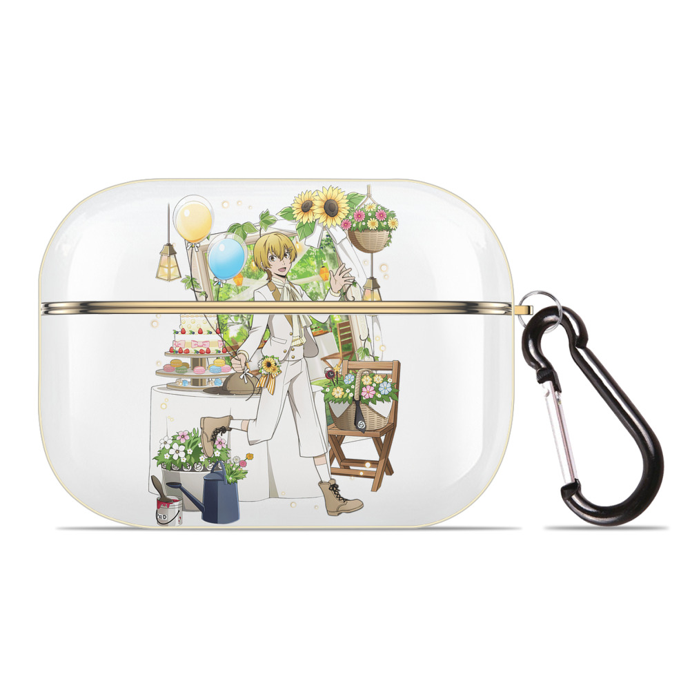 （画像用） 文豪ストレイドッグス Bungo Stray Dogs 【AirPods Pro用】ハードシェル保護ケース｜耐衝撃・防指紋・カラビナ付き商品仕様