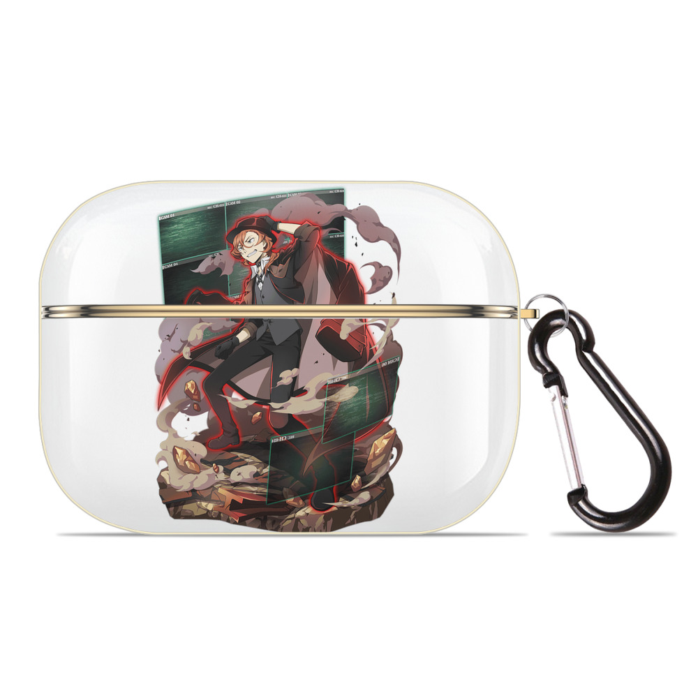 （画像用） 文豪ストレイドッグス Bungo Stray Dogs 【AirPods Pro用】ハードシェル保護ケース｜耐衝撃・防指紋・カラビナ付き商品仕様