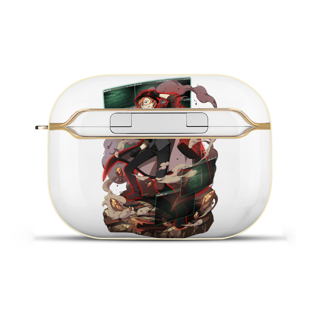 （画像用） 文豪ストレイドッグス Bungo Stray Dogs 【AirPods Pro用】ハードシェル保護ケース｜耐衝撃・防指紋・カラビナ付き商品仕様