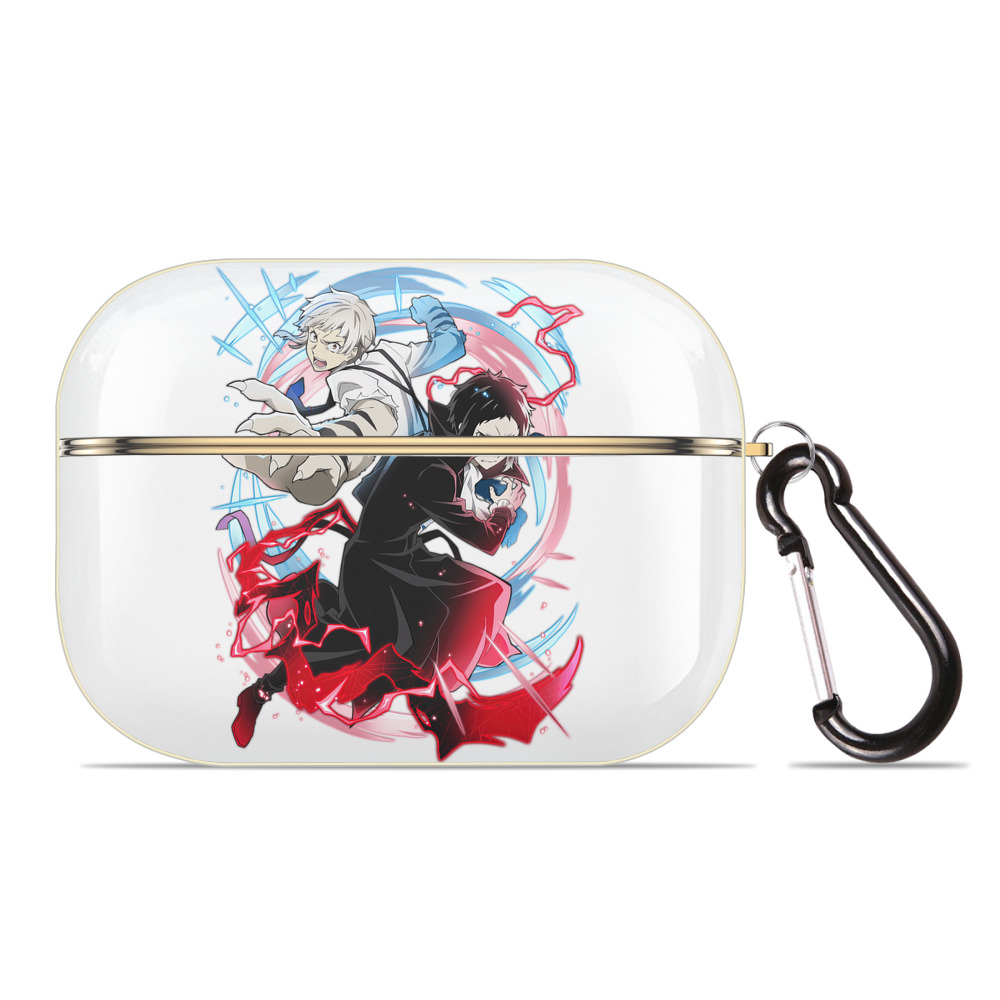 （画像用） 文豪ストレイドッグス Bungo Stray Dogs 【AirPods Pro用】ハードシェル保護ケース｜耐衝撃・防指紋・カラビナ付き商品仕様
