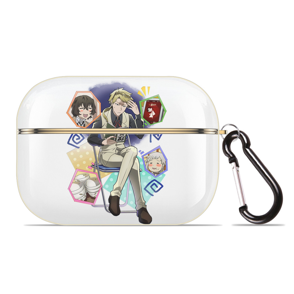 （画像用） 文豪ストレイドッグス Bungo Stray Dogs 【AirPods Pro用】ハードシェル保護ケース｜耐衝撃・防指紋・カラビナ付き商品仕様