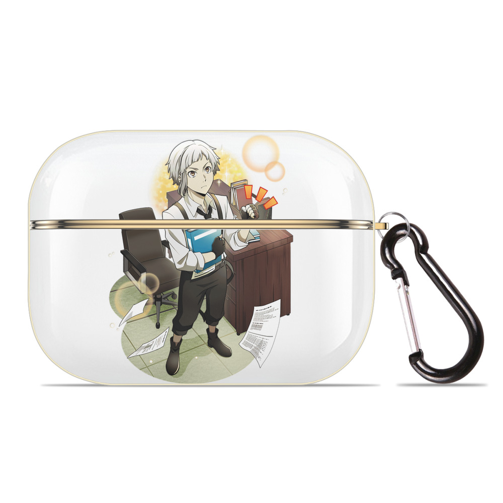 （画像用） 文豪ストレイドッグス Bungo Stray Dogs 【AirPods Pro用】ハードシェル保護ケース｜耐衝撃・防指紋・カラビナ付き商品仕様