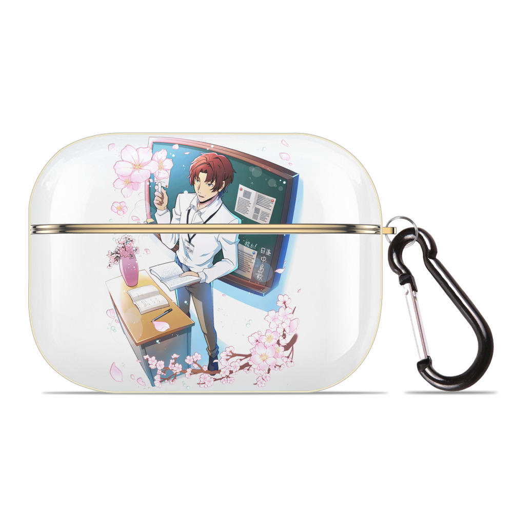 （画像用） 文豪ストレイドッグス Bungo Stray Dogs 【AirPods Pro用】ハードシェル保護ケース｜耐衝撃・防指紋・カラビナ付き商品仕様
