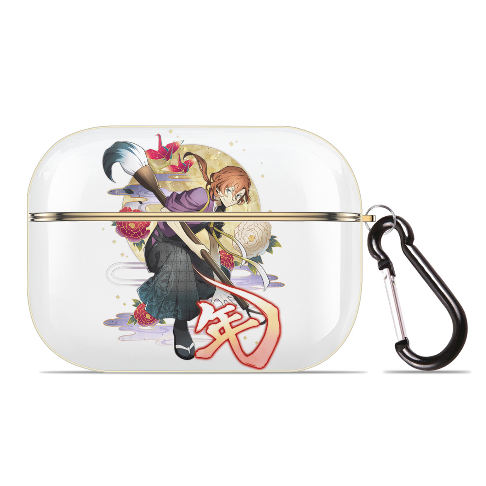 （画像用） 文豪ストレイドッグス Bungo Stray Dogs 【AirPods Pro用】ハードシェル保護ケース｜耐衝撃・防指紋・カラビナ付き商品仕様