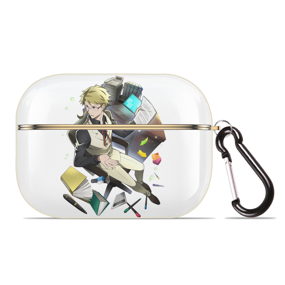 （画像用） 文豪ストレイドッグス Bungo Stray Dogs 【AirPods Pro用】ハードシェル保護ケース｜耐衝撃・防指紋・カラビナ付き商品仕様