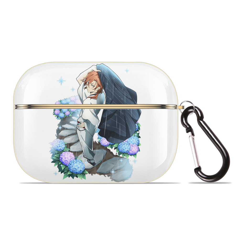 （画像用） 文豪ストレイドッグス Bungo Stray Dogs 【AirPods Pro用】ハードシェル保護ケース｜耐衝撃・防指紋・カラビナ付き商品仕様
