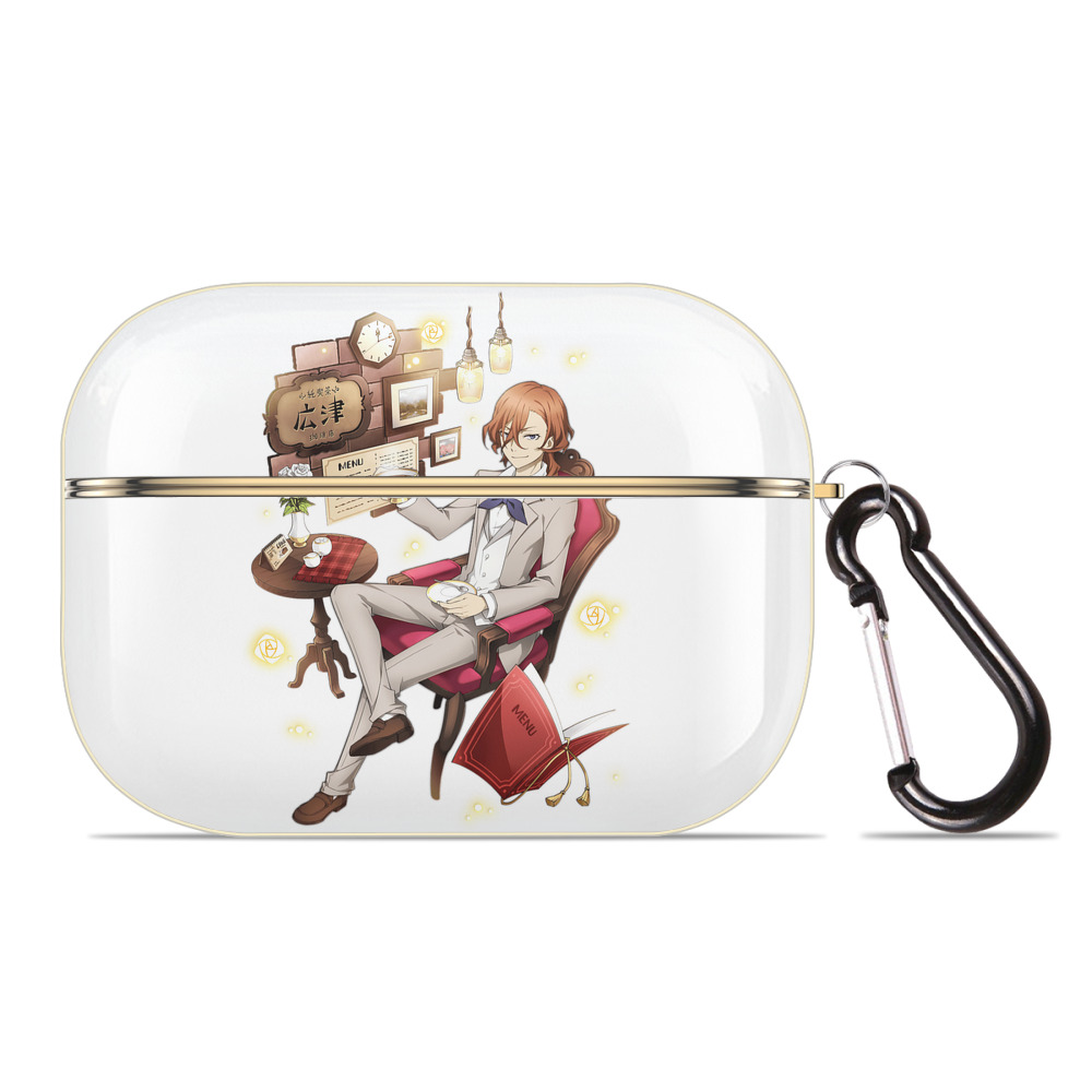 （画像用） 文豪ストレイドッグス Bungo Stray Dogs 【AirPods Pro用】ハードシェル保護ケース｜耐衝撃・防指紋・カラビナ付き商品仕様